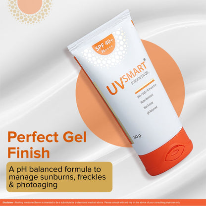 UVsmart Sunscreen Gel SPF 40+ PA++++ (50gm)