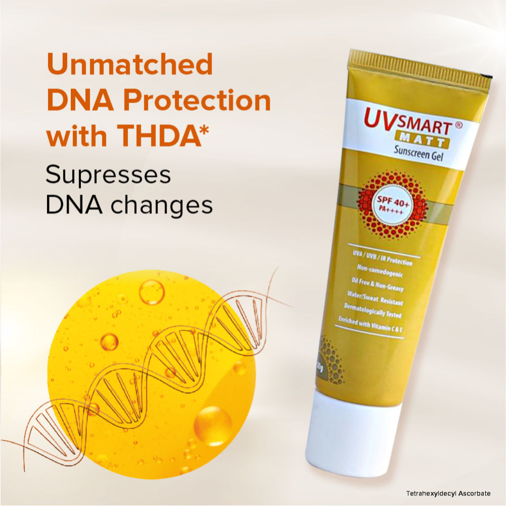 UVsmart-Matt Sunscreen Gel SPF 40+ PA++++ (50g)