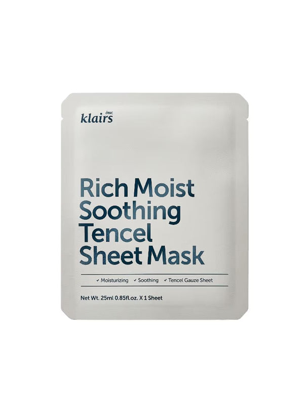 Klairs Rich Moist Soothing Tencel Sheet Mask 25ml