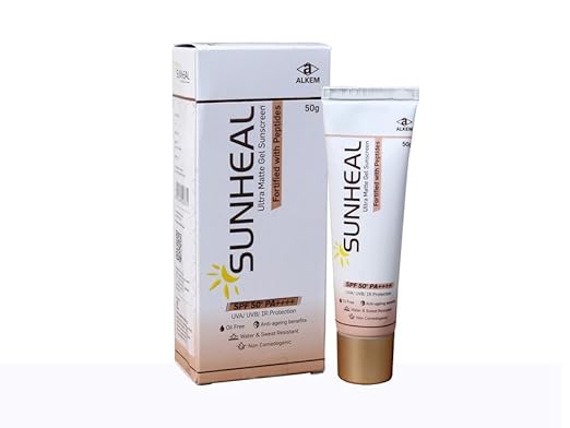 Sunheal Ultra Matte Gel Sunscreen SPF 50+ PA++++ (50gm)