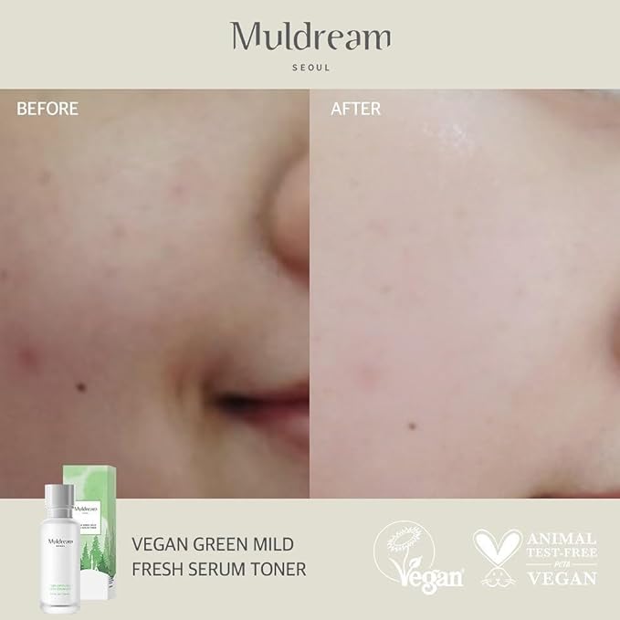 Muldream Vegan Green Mild Fresh Serum Toner (110 ml)