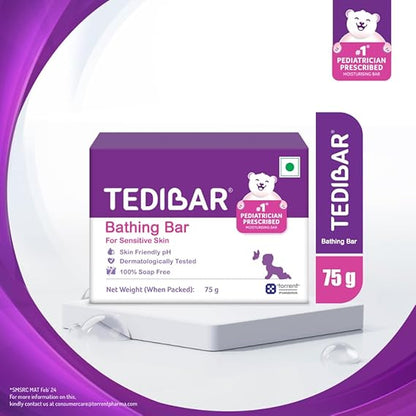 Tedibar Bathing Bar - 75gm (Pack of 2)