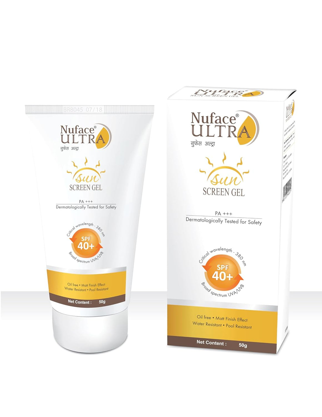 Nuface Ultra Sunscreen Gel SPF 40+ PA+++