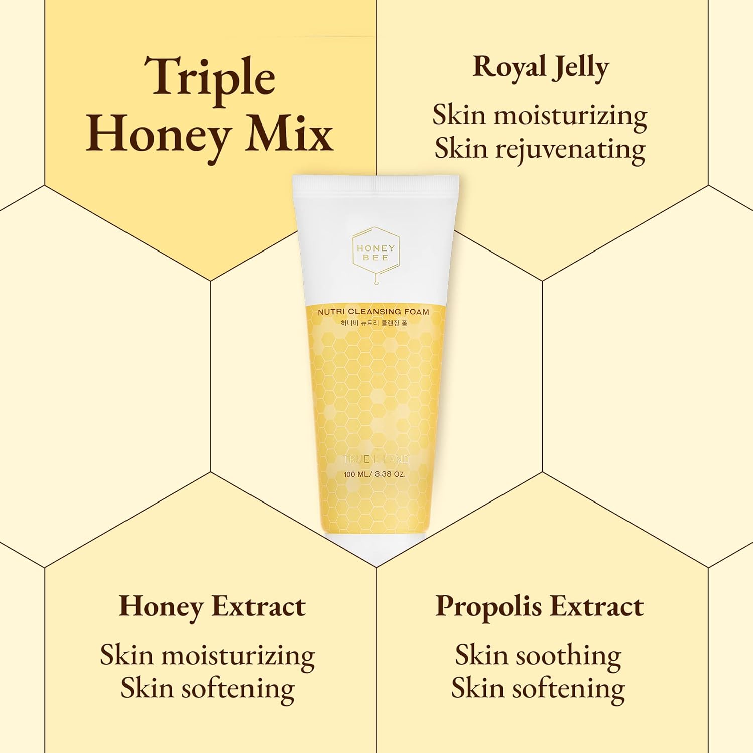 Honey Bee Nutri Cleansing Foam (100ml)