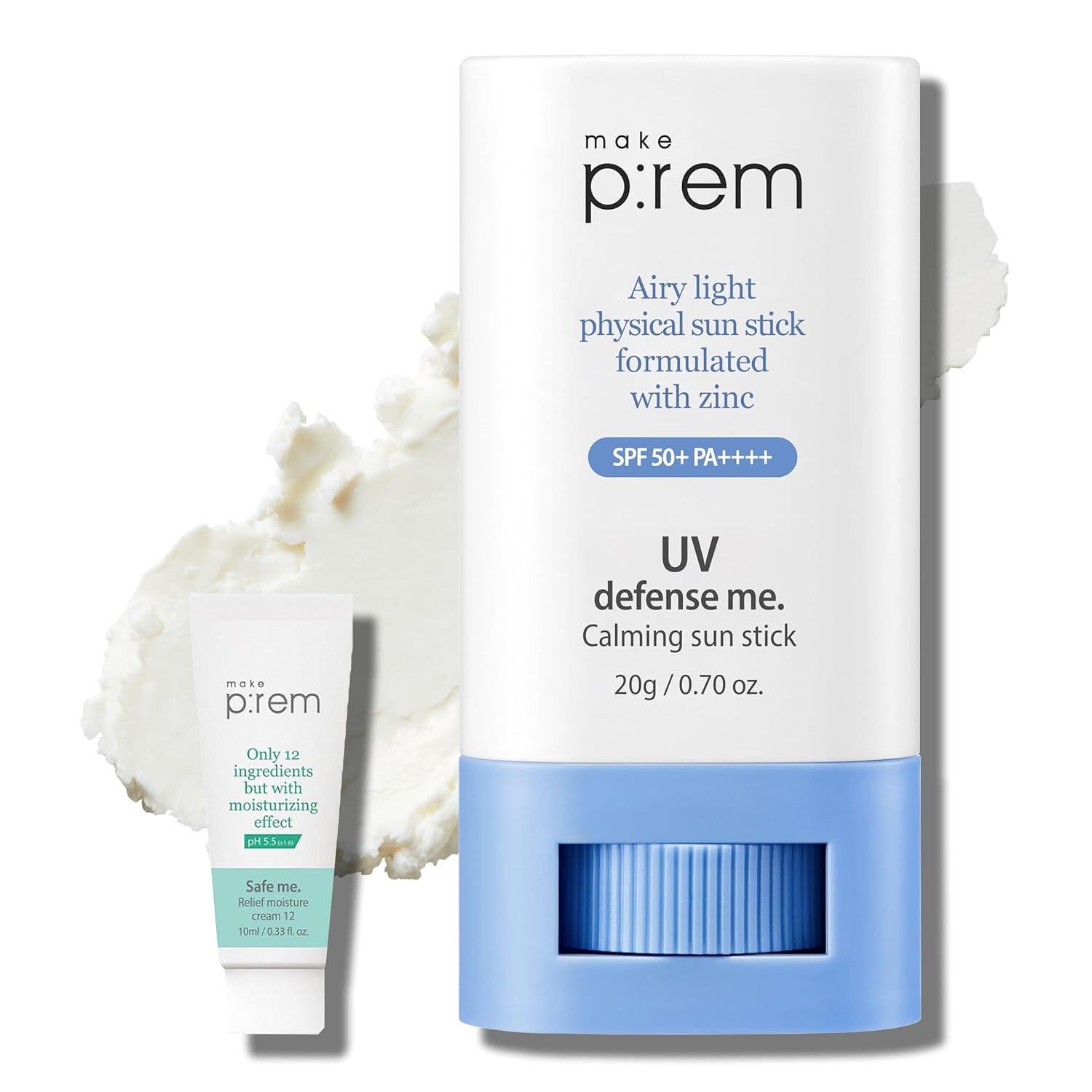 Make P:rem UV Defence Me Calming Sun Stick SPF 50+ PA++++(20gm)