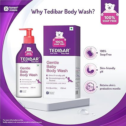 Tedibar Gentle Baby Body Wash (250ml)