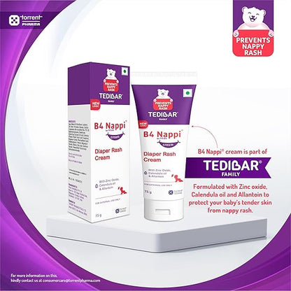 Tedibar B4 Nappi Diaper Rash Cream (75gm)