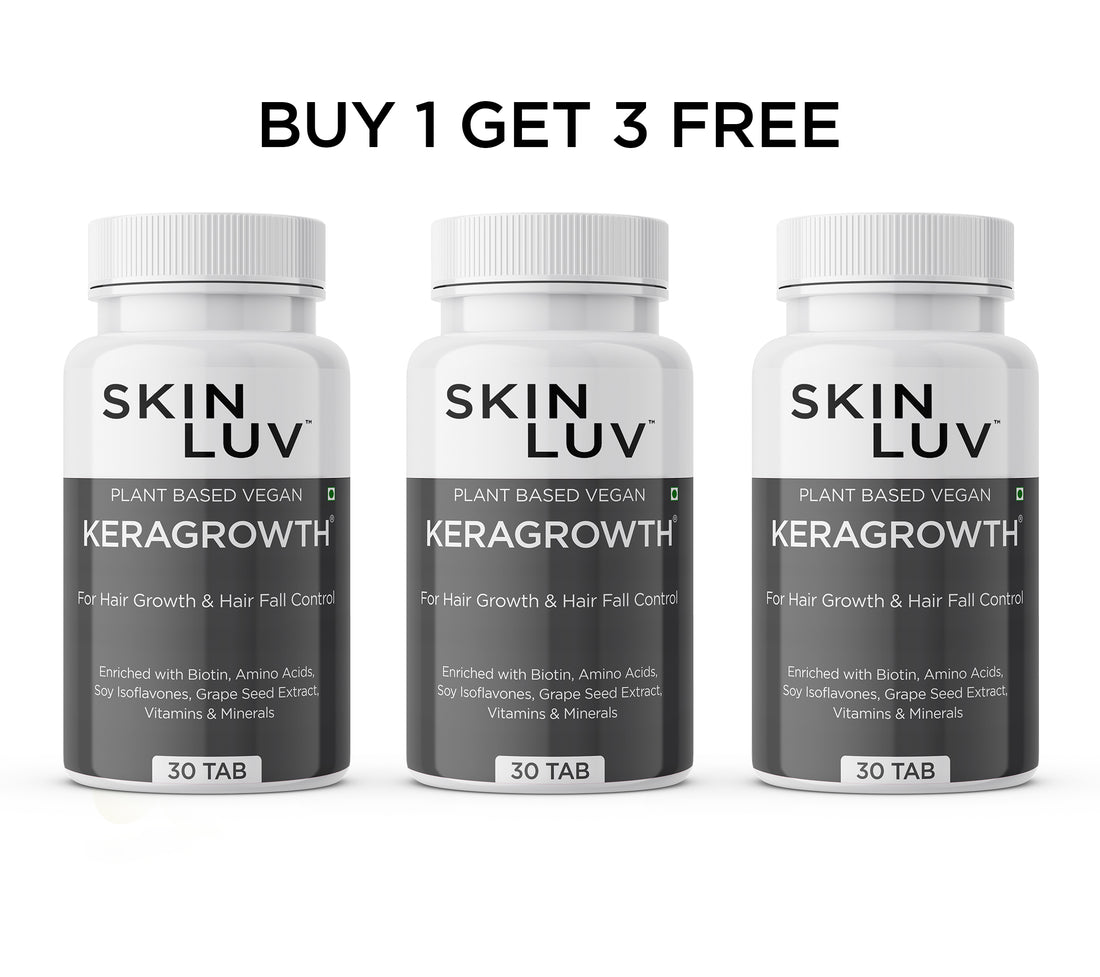 SKINLUV KeraGrowth Advanced Hair Growth Tablets  (BUY 1 GET 3)