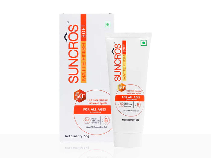 Suncros Matte Finish Soft SPF 50+ (50gm)