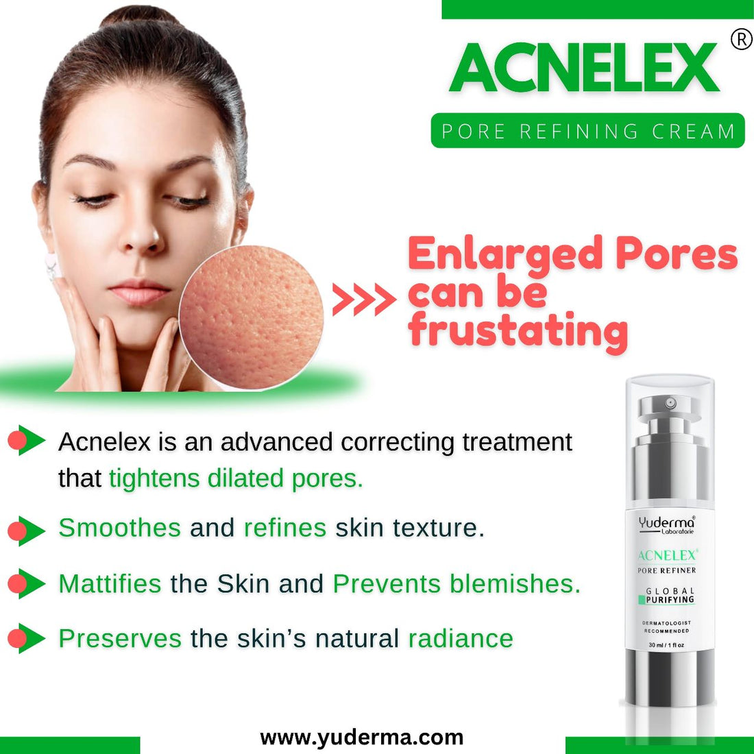 Acnelex Pore-Refining Cream (30gm) + FREEBIE