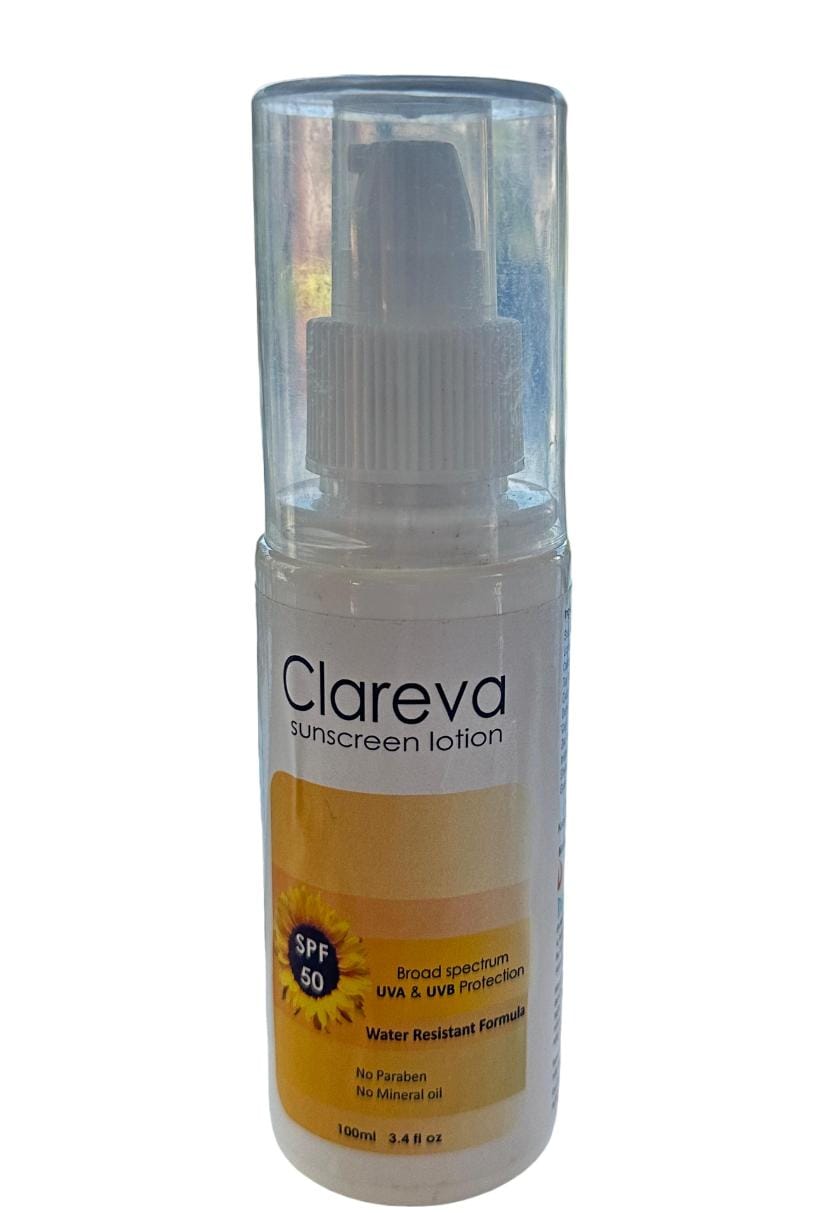 Clareva Sunscreen Lotion SPF 50 (100ml)