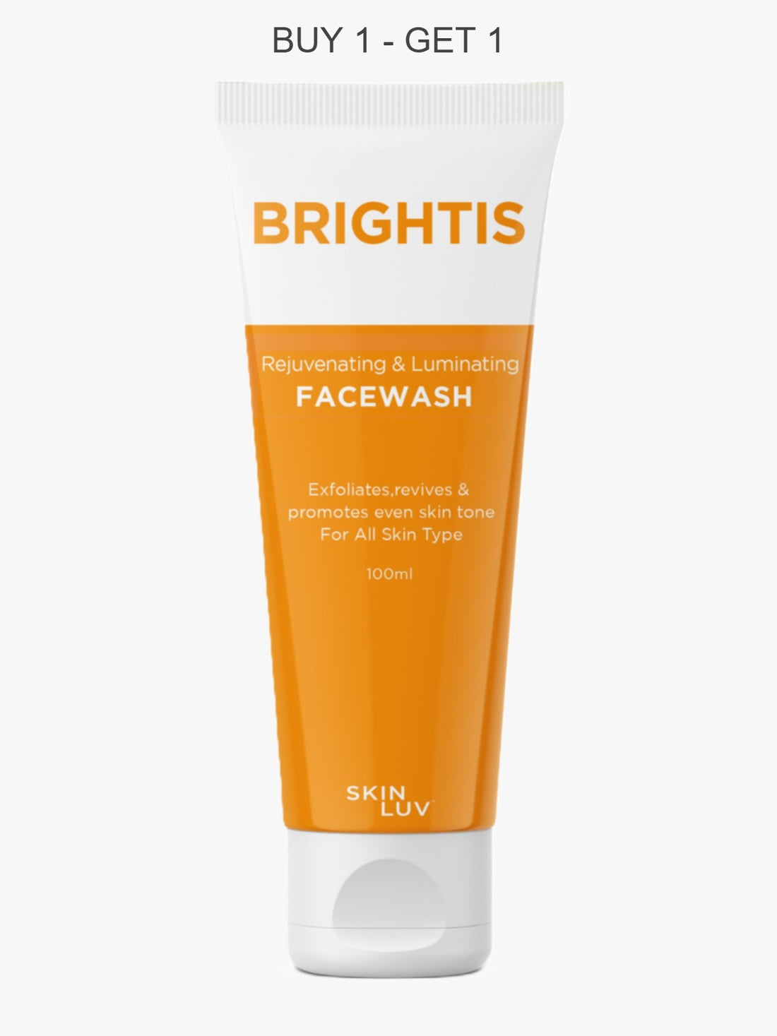 SKINLUV BRIGHTIS Rejuvenating &amp; Luminating Facewash 100ml (BUY 1-GET1)