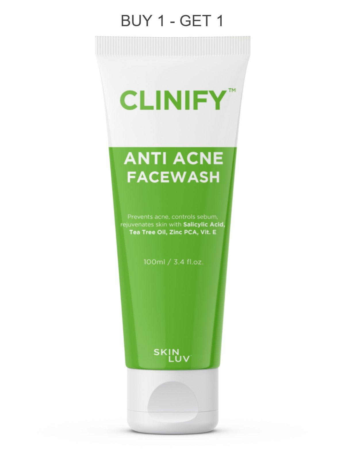 SKINLUV Clinify Anti Acne Facewash (BUY 1- GET 1)