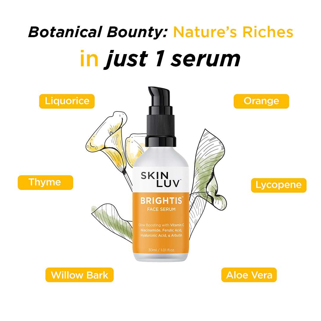 Vitamin C + Niacinamide - SKINLUV BRIGHTIS Glow Boosting Face Serum 30ml