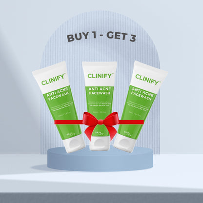 SKINLUV Clinify Anti Acne Facewash (BUY 1 -GET3)