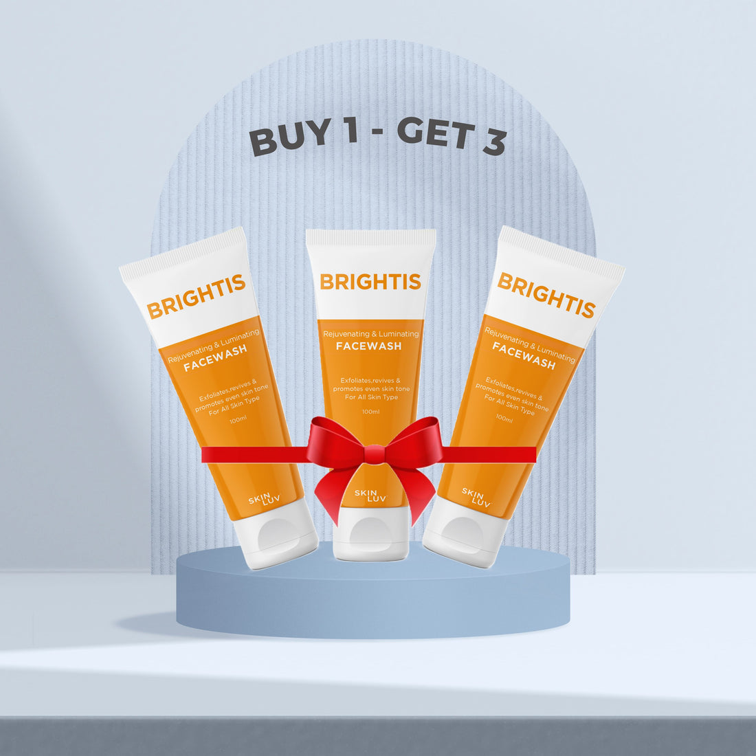 SKINLUV BRIGHTIS Rejuvenating &amp; Luminating Facewash (BUY 1- GET3)