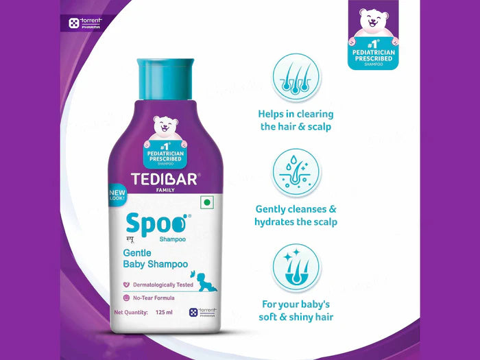 Tedibar Spoo Gentle Baby Shampoo (125ml)