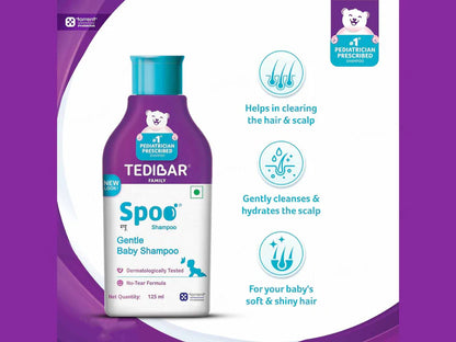 Tedibar Spoo Gentle Baby Shampoo (125ml)