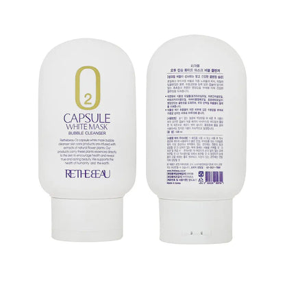 O2 Capsule White Mask Bubble Cleanser (120ml)