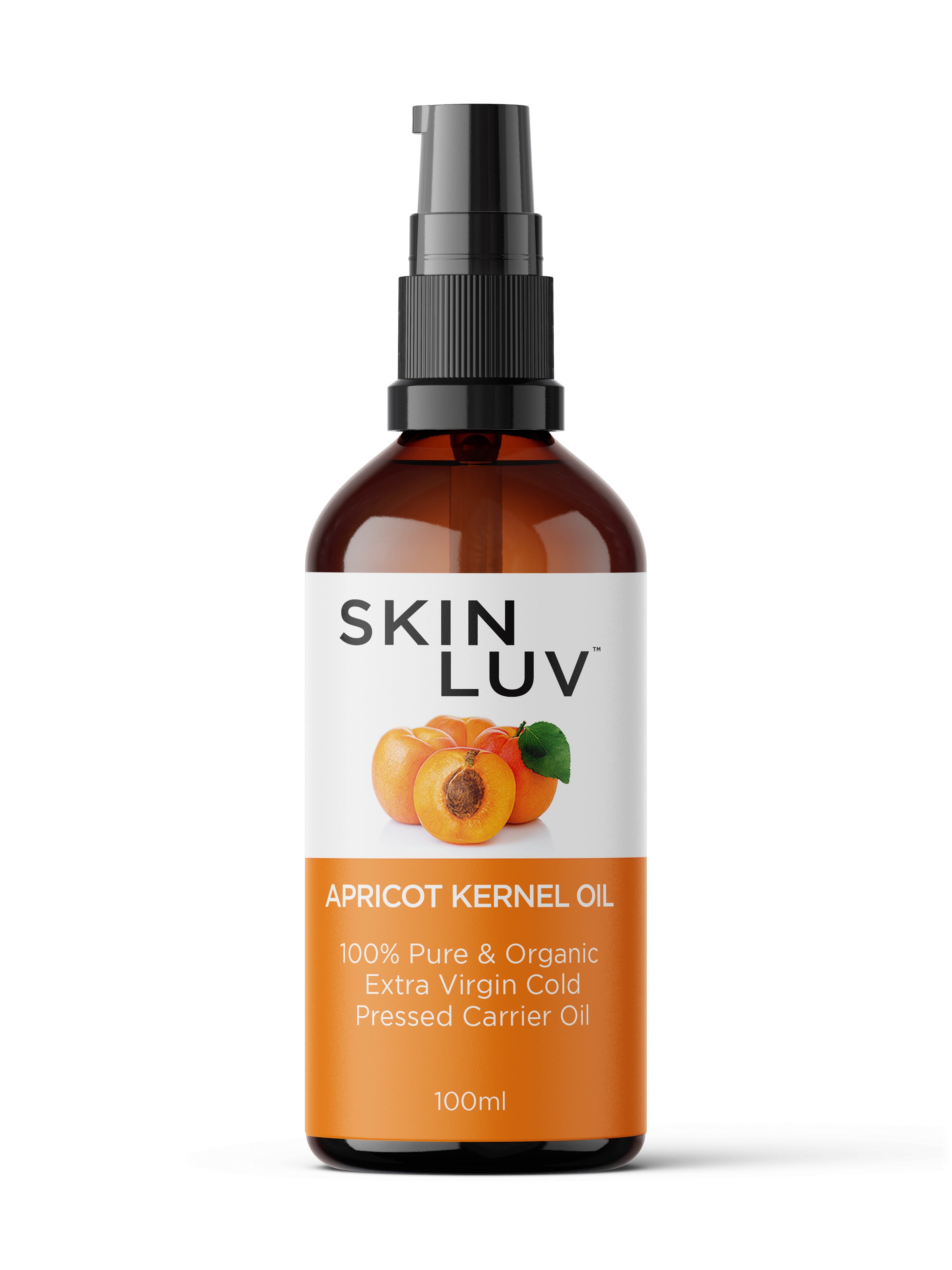 SKINLUV Apricot Kernel Oil 100 Pure Organic Extra Virgin Cold