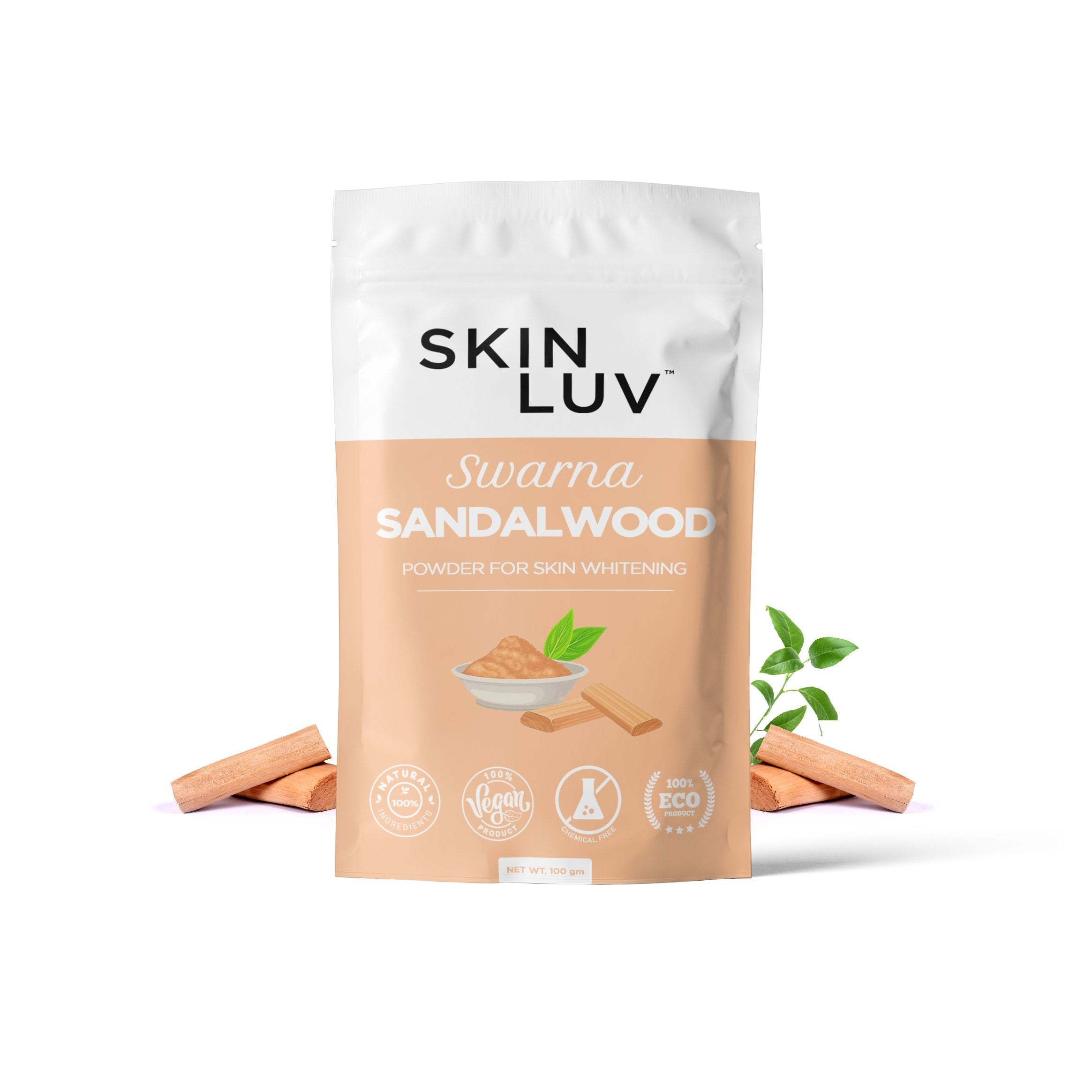 SKINLUV Swarna Sandalwood Powder For Skin Whitening 100 Pure